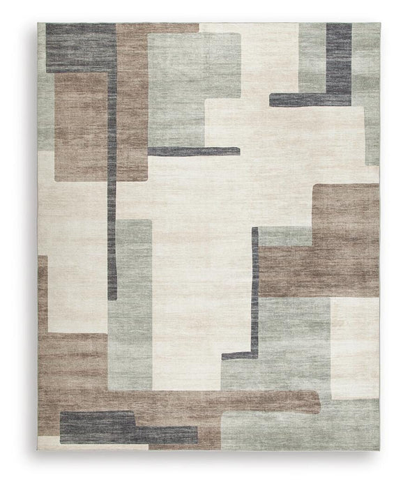 Larkport Washable Area Rug - De Avenue Furniture