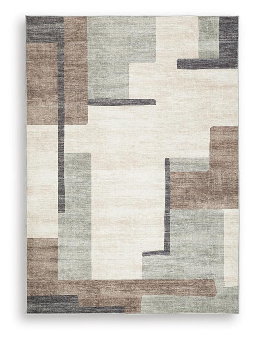 Larkport Washable Area Rug - De Avenue Furniture