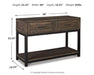 Johurst Sofa/Console Table - De Avenue Furniture