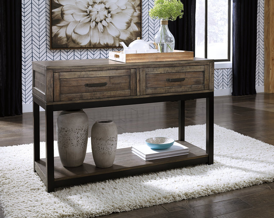 Johurst Sofa/Console Table - De Avenue Furniture
