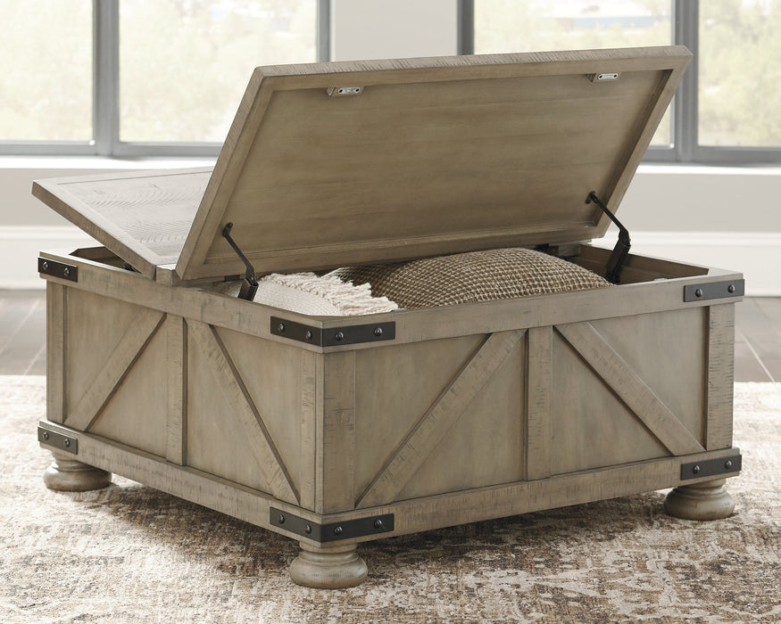 Aldwin Coffee Table With Storage - De Avenue Furniture