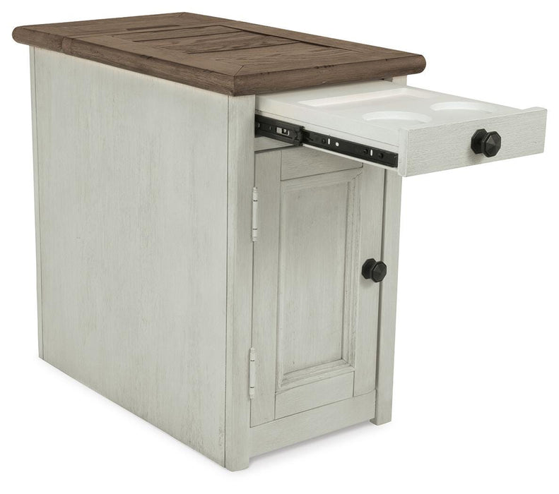 Bolanburg Chairside End Table with USB Ports & Outlets - De Avenue Furniture
