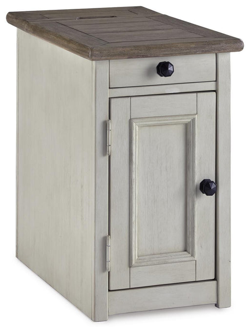 Bolanburg Chairside End Table with USB Ports & Outlets - De Avenue Furniture