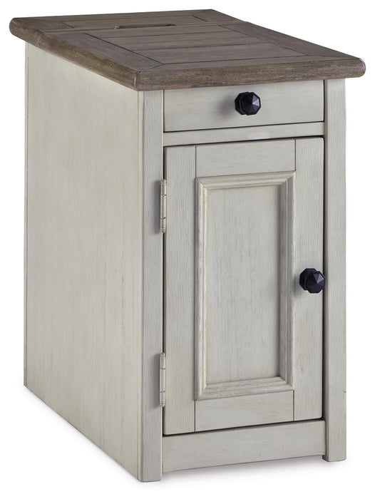 Bolanburg Chairside End Table with USB Ports & Outlets - De Avenue Furniture