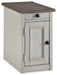Bolanburg Chairside End Table with USB Ports & Outlets - De Avenue Furniture