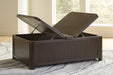 Breckington Coffee Table With Storage - De Avenue Furniture