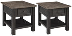 Tyler Creek End Table Set - De Avenue Furniture