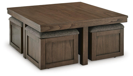 Boardernest Coffee Table with 4 Stools - De Avenue Furniture