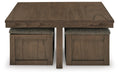 Boardernest Coffee Table with 4 Stools - De Avenue Furniture