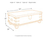 Carynhurst Coffee Table with Lift Top - De Avenue Furniture