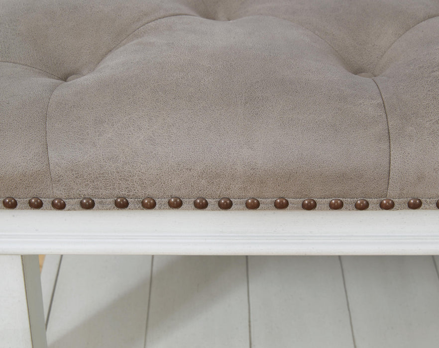 Kanwyn Upholstered Ottoman Coffee Table - De Avenue Furniture