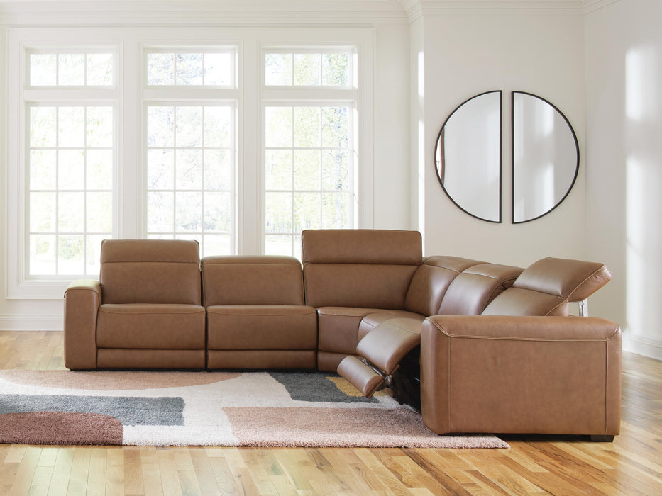 Magic Man 5-Piece Power Reclining Sectional - De Avenue Furniture