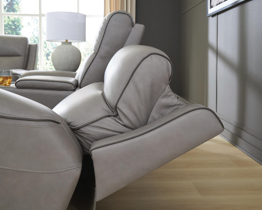 5Z-Comfort Power Reclining Loveseat with Console - De Avenue Furniture