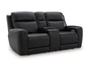 5Z-Comfort Power Reclining Loveseat with Console - De Avenue Furniture