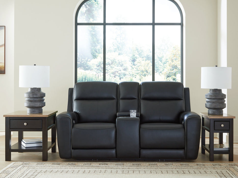 5Z-Comfort Power Reclining Loveseat with Console - De Avenue Furniture