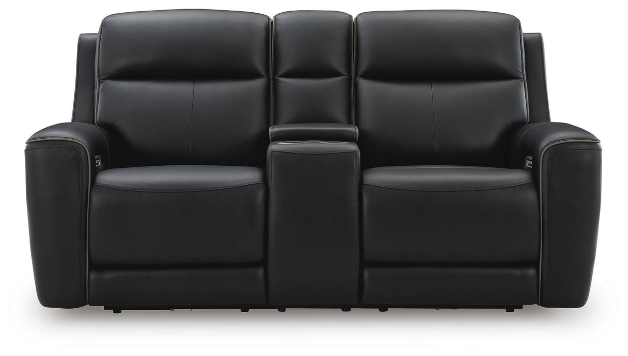 5Z-Comfort Power Reclining Loveseat with Console - De Avenue Furniture