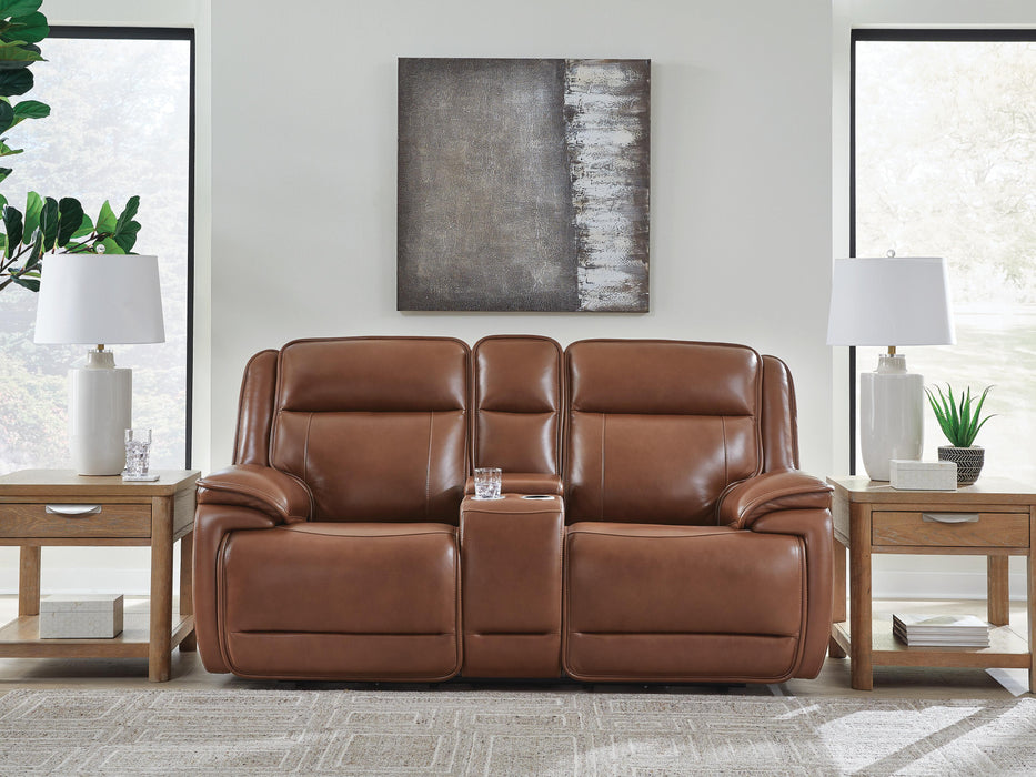 Healy Pier Power Reclining Loveseat with Console - De Avenue Furniture