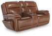 Healy Pier Power Reclining Loveseat with Console - De Avenue Furniture