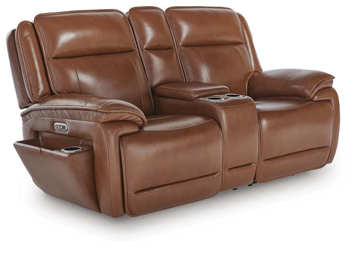 Healy Pier Power Reclining Loveseat with Console - De Avenue Furniture