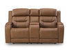 Knightington Power Reclining Loveseat with Audio Seating - De Avenue Furniture