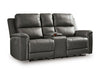 Bleckley Power Reclining Loveseat with Console - De Avenue Furniture