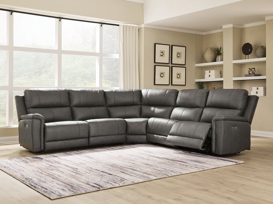 Bleckley Power Reclining Sectional - De Avenue Furniture