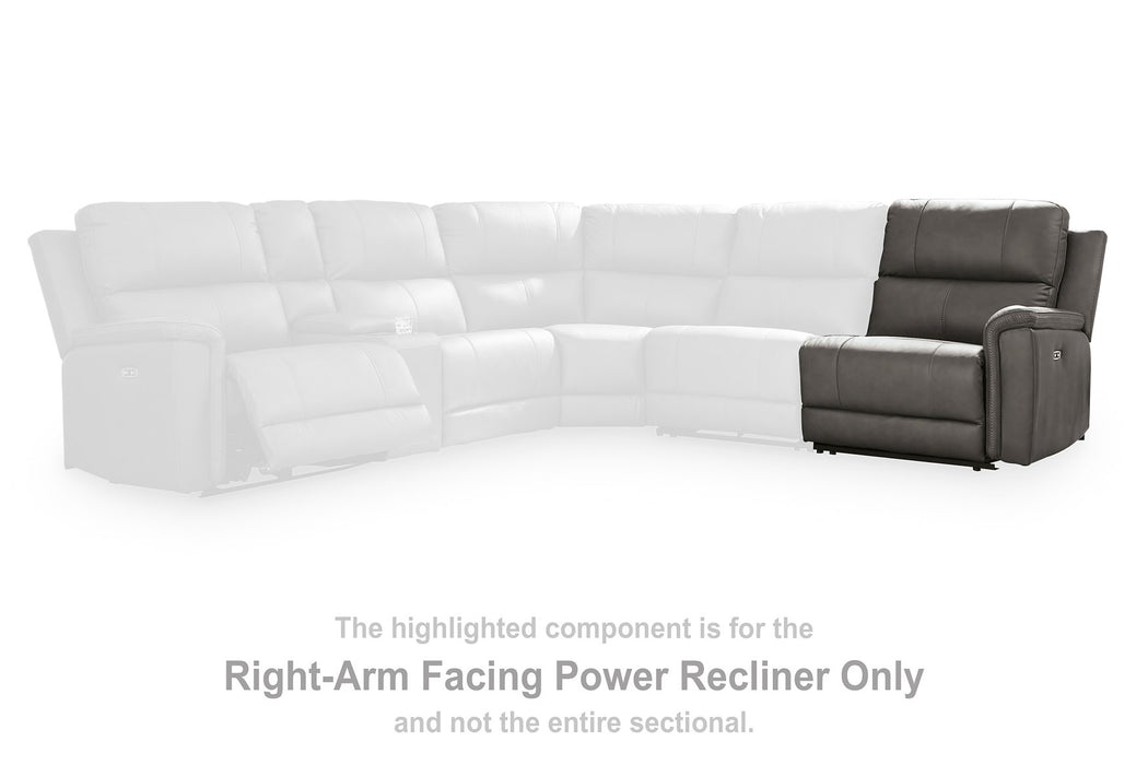 Bleckley Power Reclining Sectional - De Avenue Furniture