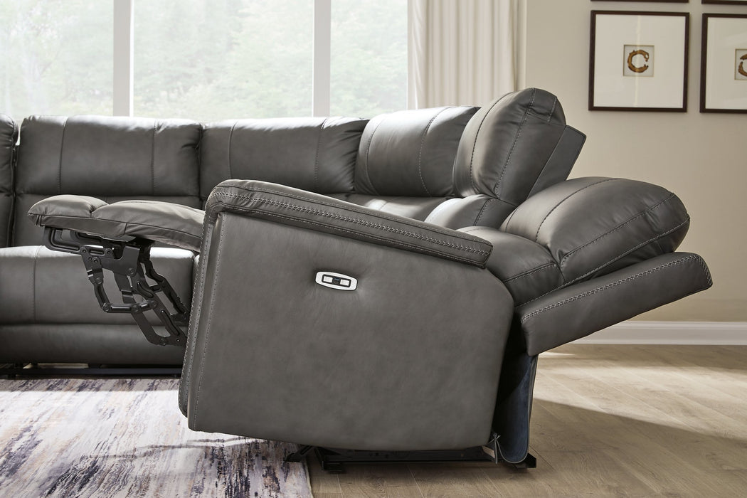 Bleckley Power Reclining Sectional - De Avenue Furniture