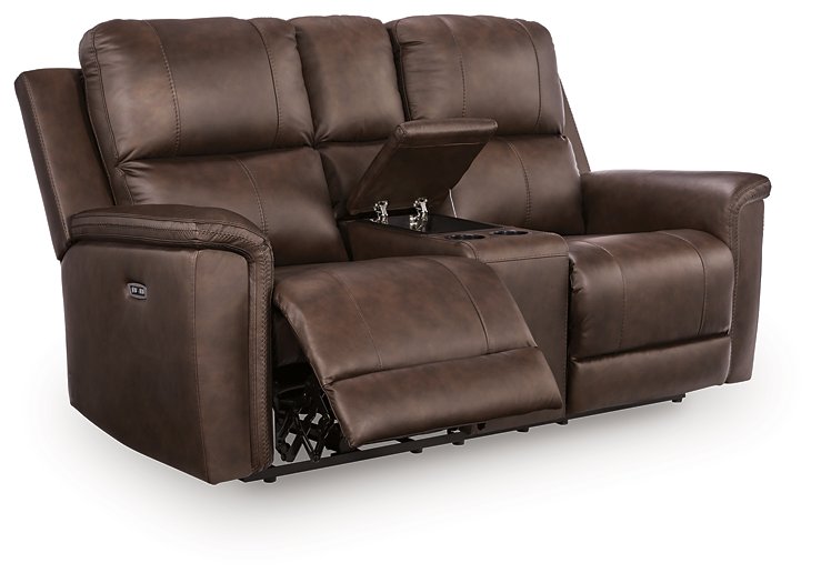 Bleckley Power Reclining Loveseat with Console - De Avenue Furniture