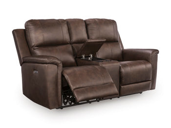 Bleckley Power Reclining Loveseat with Console - De Avenue Furniture