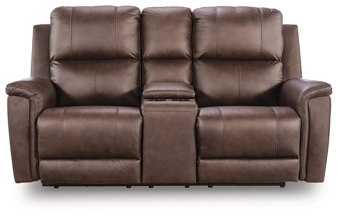 Bleckley Power Reclining Loveseat with Console - De Avenue Furniture