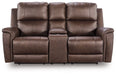 Bleckley Power Reclining Loveseat with Console - De Avenue Furniture