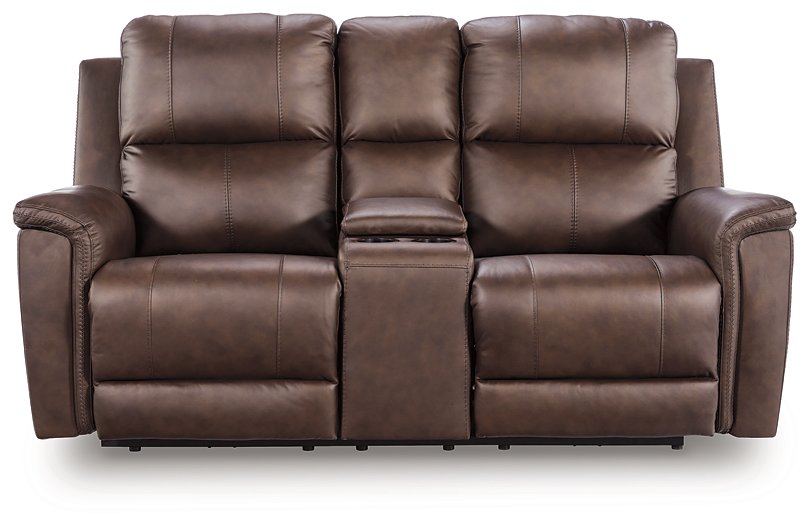 Bleckley Power Reclining Loveseat with Console - De Avenue Furniture