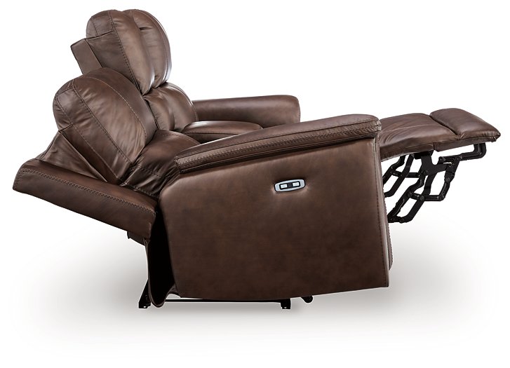 Bleckley Power Reclining Loveseat with Console - De Avenue Furniture