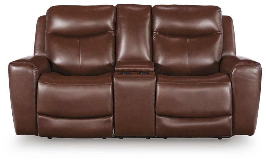 Next Move Power Reclining Loveseat with Console - De Avenue Furniture