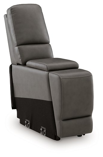 5Z - Pittson Power Reclining Sectional Loveseat with Console - De Avenue Furniture