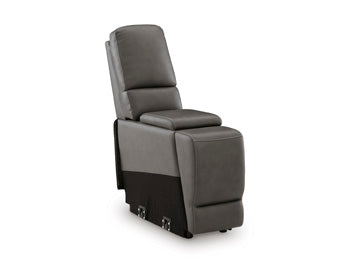 5Z - Pittson Power Reclining Sectional Loveseat with Console - De Avenue Furniture