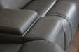 5Z - Pittson Power Reclining Sectional Loveseat with Console - De Avenue Furniture
