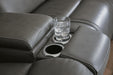5Z - Pittson Power Reclining Sectional Loveseat with Console - De Avenue Furniture