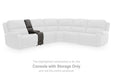 5Z - Pittson Power Reclining Sectional Loveseat with Console - De Avenue Furniture