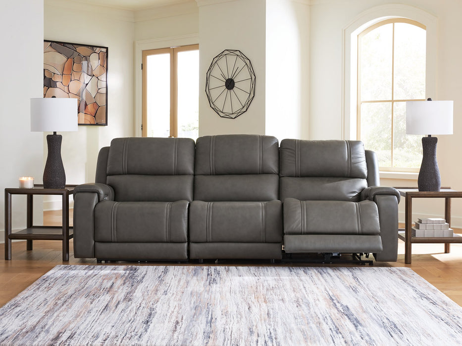 5Z - Pittson Power Sectional Reclining Sofa - De Avenue Furniture