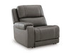 5Z - Pittson Power Reclining Sectional Loveseat - De Avenue Furniture