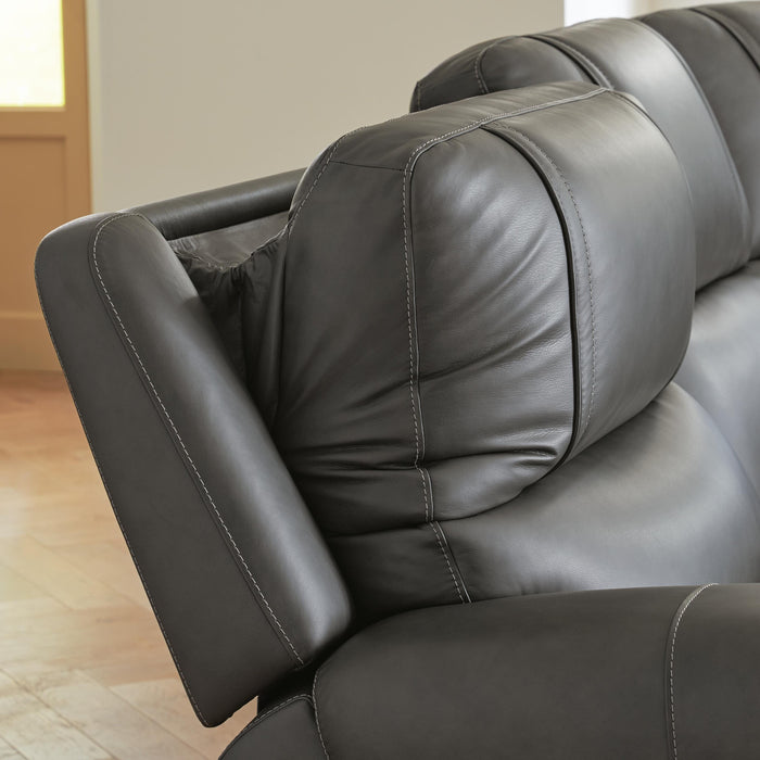 5Z - Pittson Power Sectional Reclining Sofa - De Avenue Furniture