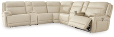 Double Deal Reclining Sectional with 2 Consoles - De Avenue Furniture