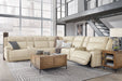 Double Deal Reclining Sectional with 2 Consoles - De Avenue Furniture