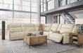 Double Deal Reclining Sectional with 2 Consoles - De Avenue Furniture