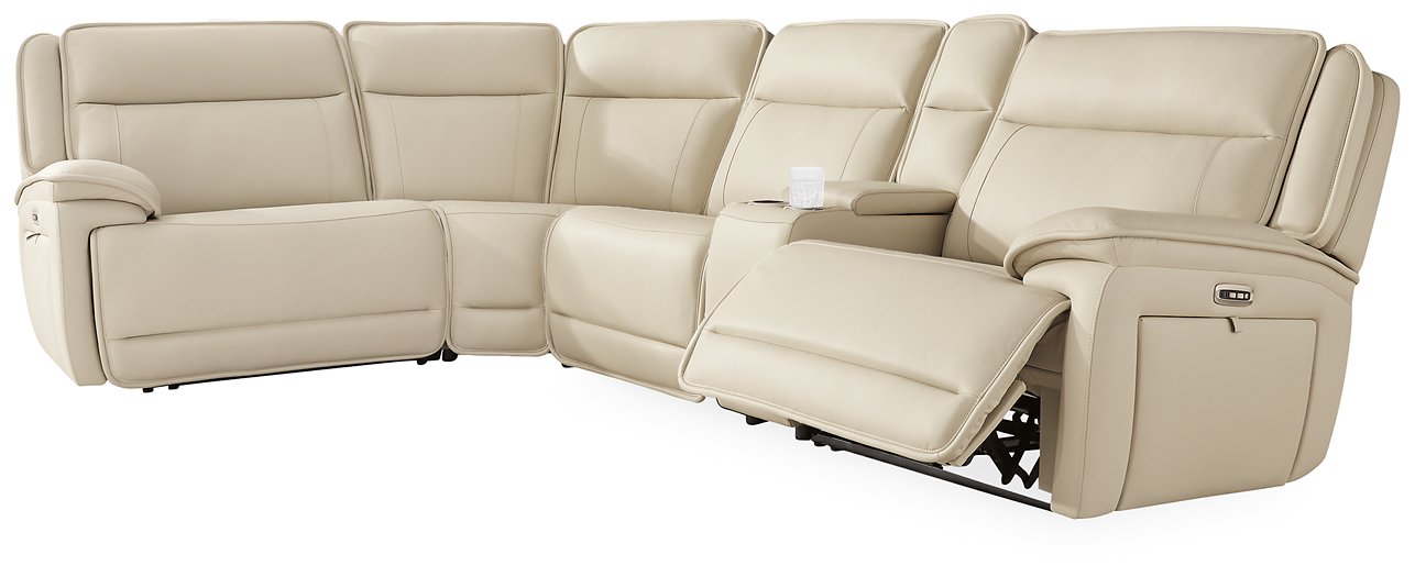 Double Deal Reclining Sectional with Console - De Avenue Furniture