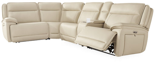 Double Deal Reclining Sectional with Console - De Avenue Furniture