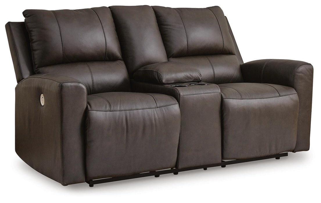 Boxmere Power Reclining Loveseat with Console - De Avenue Furniture