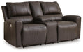 Boxmere Power Reclining Loveseat with Console - De Avenue Furniture